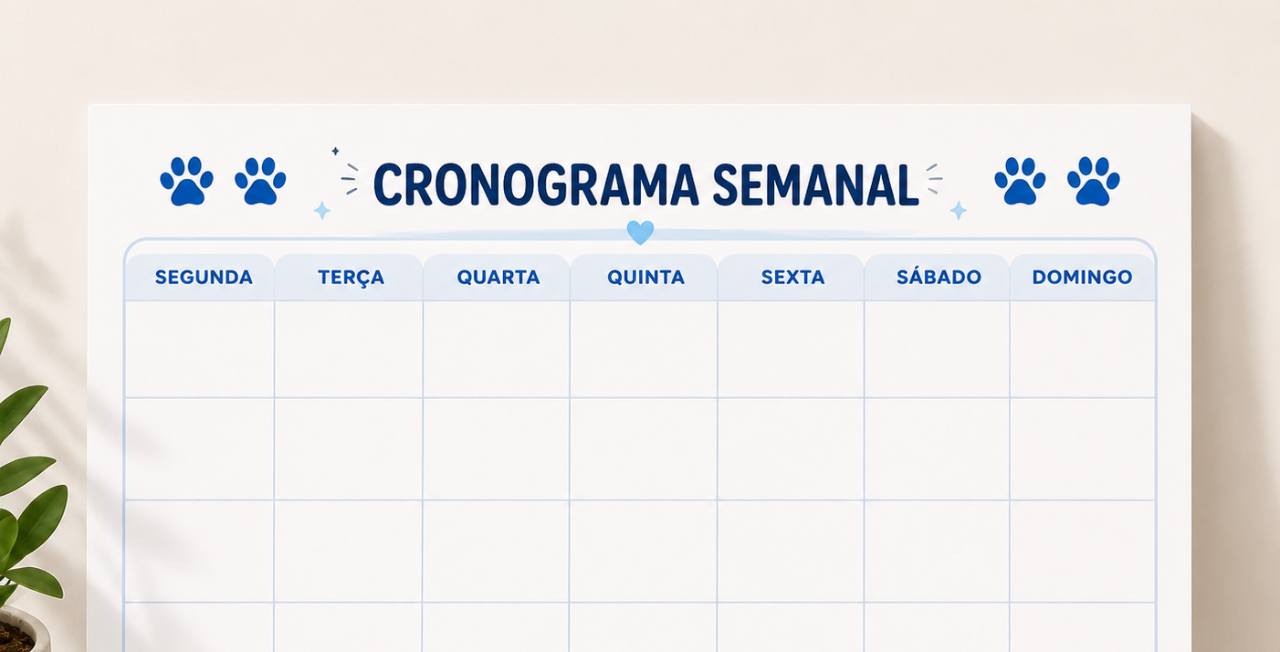 Cronograma dos Primeiros 7 Dias